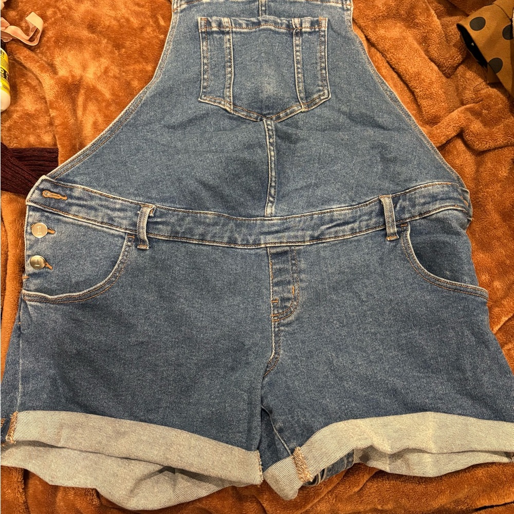 Blue Denim Women's Overalls